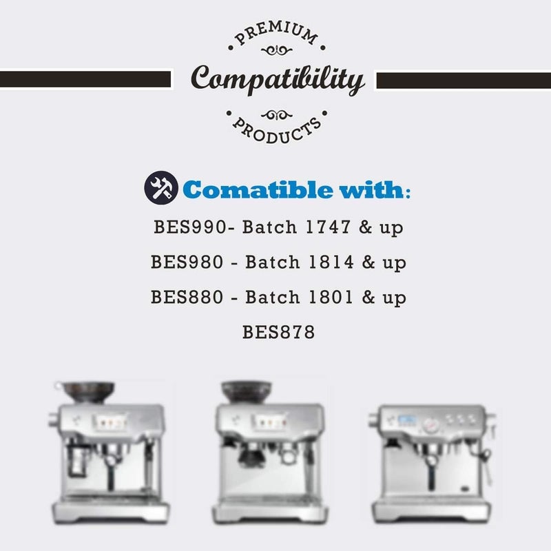 COFFILTRO. 2 Pack Replacement Water Filter Compatible with Breville Sage Claro Swiss For Oracle Barista Bambino Espresso Coffee Machine - Image 5
