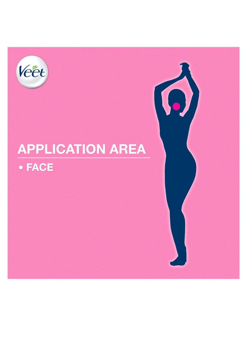 Veet Hair Removal Easy-Gel Wax For Sensitive Skin Pack of 2 20 Strips  - Image 4