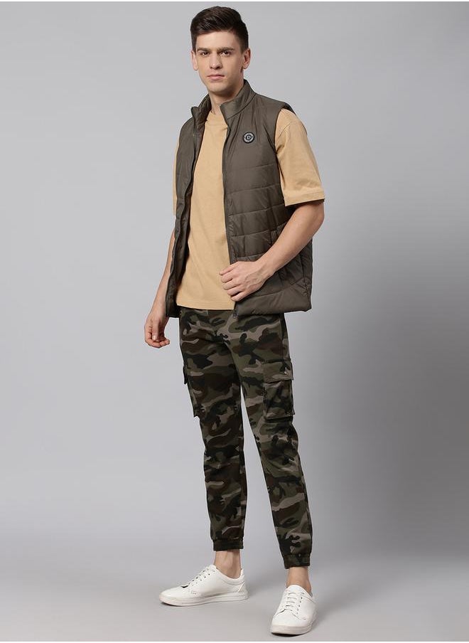 Dennis Lingo - Regular Fit Gillet Jacket with Badge Detail by Styli - Image 1