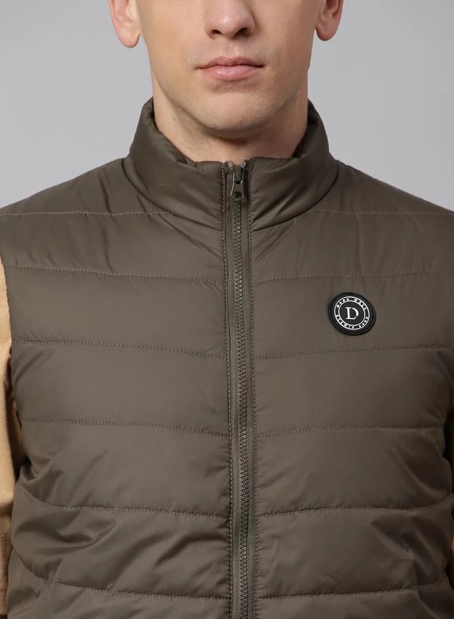 Dennis Lingo Regular Fit Gillet Jacket with Badge Detail by Styli