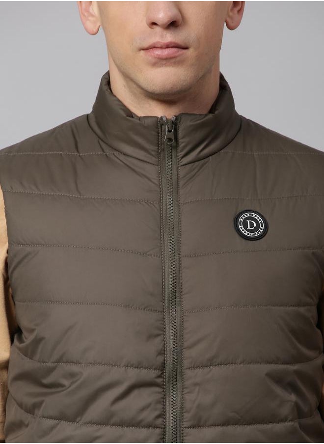 Dennis Lingo - Regular Fit Gillet Jacket with Badge Detail by Styli - Image 1