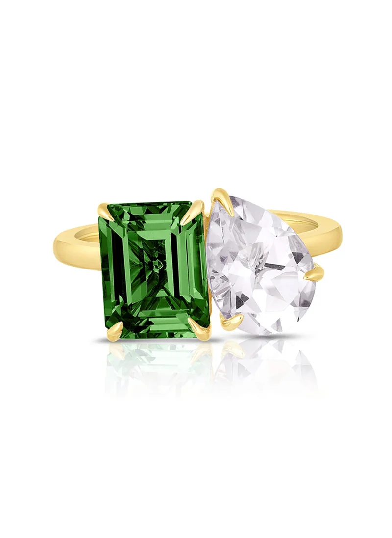 ليو جو Liu Jo Dereh Geen Gold Ring - LJ2554