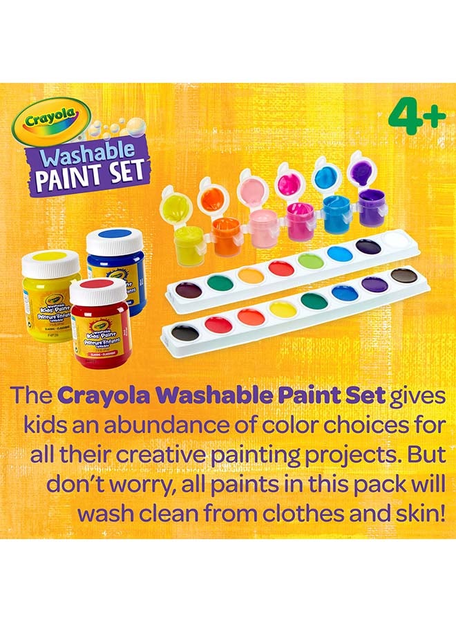 Crayola طقم طلاء، فرشاة وإسفنجة - Image 4