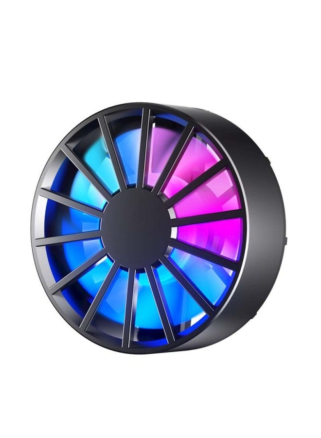 Loquat AL12 AL11 AL10 AL19 AL02 Magnetic Ice Cooling Mobile Phone Radiator Fan-Color:AL06 Turbo Fan Lights 【magnetic】】  - Image 1
