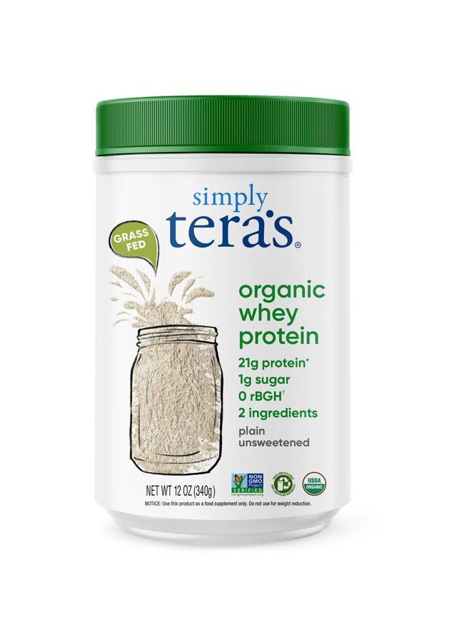 Simply Tera's بروتين مصل اللبن العضوي البسيط غير المحلى 12 أونصة - Image 1