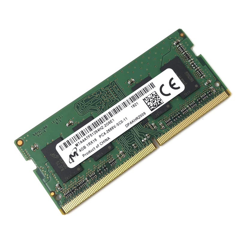 Micron MTA4ATF51264HZ-2G6E1 PC4-2666 4GB DDR4 SODIMM Memory - Image 1