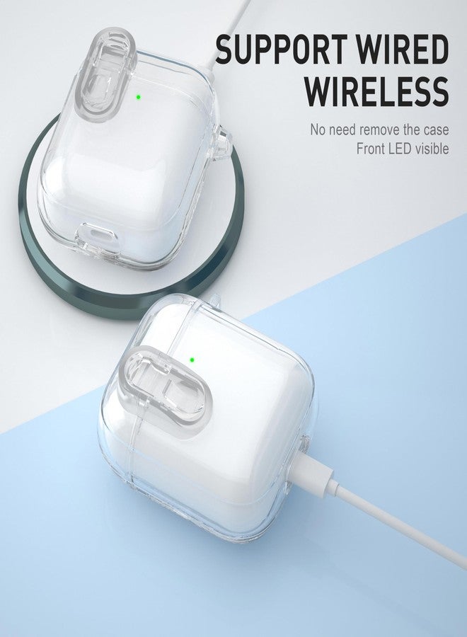 Valkit Compatible Airpods Case Cover Clear, Soft TPU Transparent Shockproof Protective Case for Airpods 2/1 Gen Charging Case - Image 5