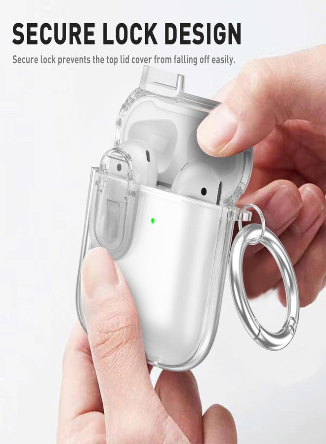 Valkit Compatible Airpods Case Cover Clear, Soft TPU Transparent Shockproof Protective Case for Airpods 2/1 Gen Charging Case - Image 3