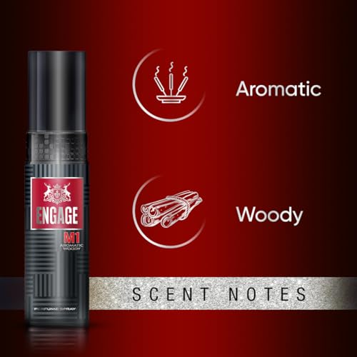 Engage M1 Perfume Spray for Men, 120ml - Image 3
