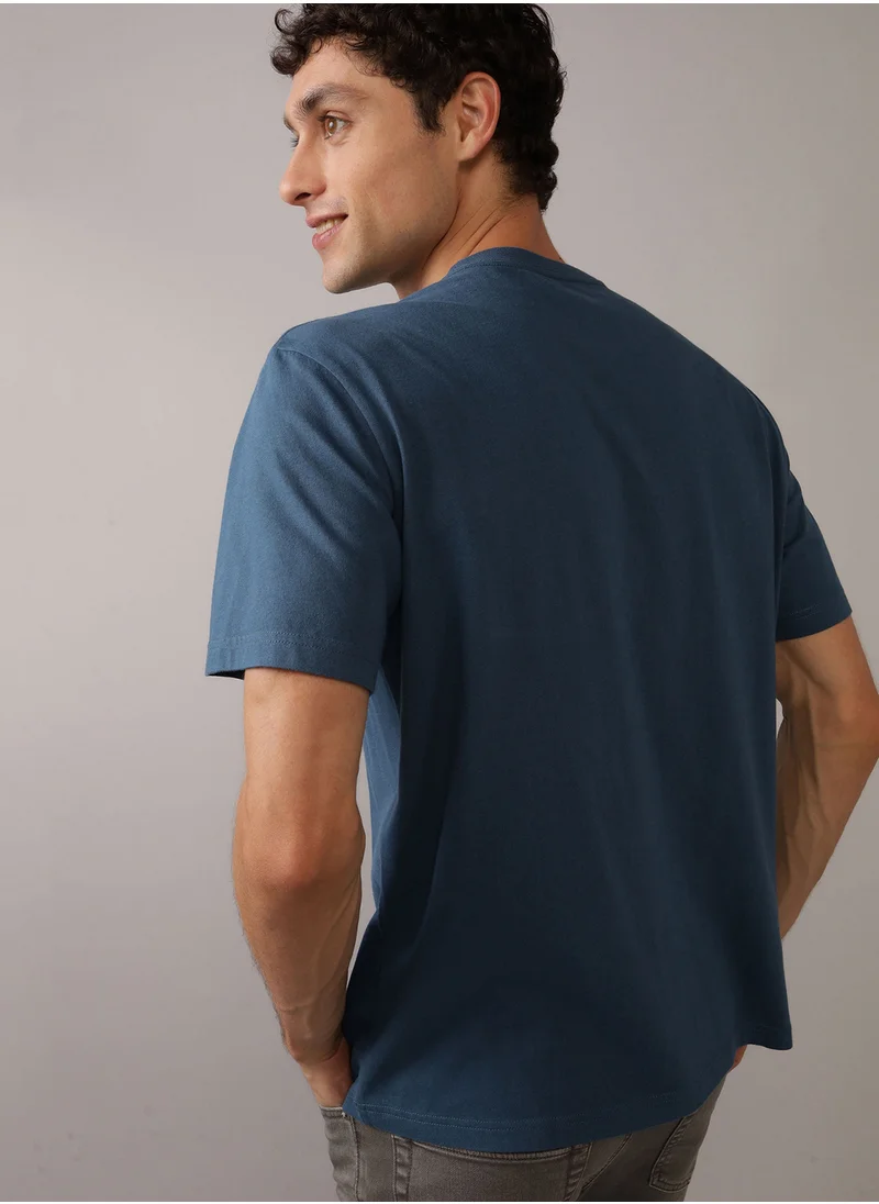 American Eagle Logo Graphic Crew Neck T-Shirt