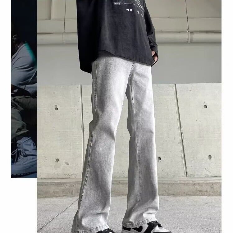 Unisex Classic Denim Jeans Loose Fit Daily Outdoor Wear - Image 3