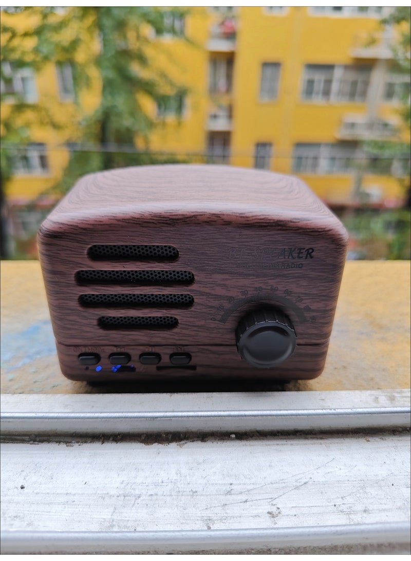 Bluetooth portable radio - a rechargeable FM radio with a speaker and TF card interface - suitable for home, outdoor and travel use as a wireless radio - Image 2