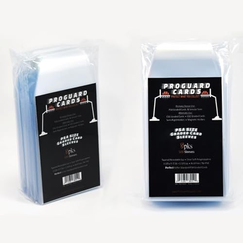 ProGuard Cards 500 PSA Perfect Fit Sleeves Graded Card Sleeves for PSA Slabs More - Image 1