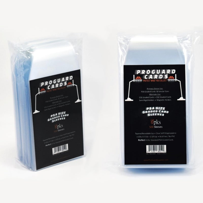 ProGuard Cards 500 PSA Perfect Fit Sleeves Graded Card Sleeves for PSA Slabs More - Image 2