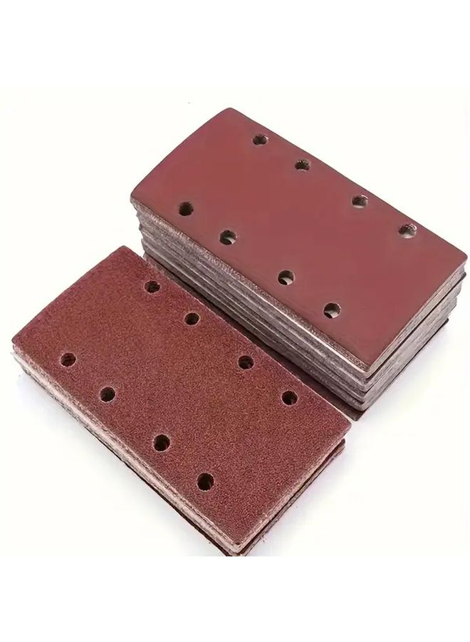 10pcs 150 Grits 8 Hole Self Adhesive Sandpaper Sheets 185x93mm for Air Mill - Image 1