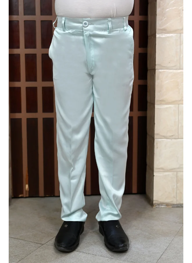 BT DEZINES Sky Blue Sherwani and Pants Set for Boys