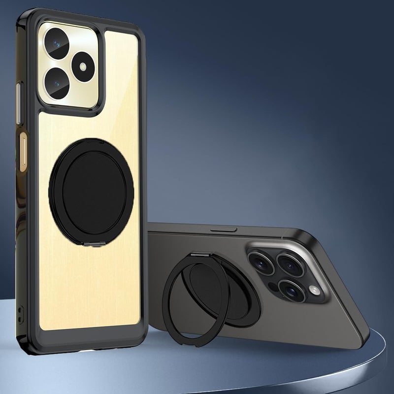 Mingwei Case For Realme Note 50 5G/C53 Clear Soft Tpu Shock Absorption Slim Lightweight Shockproof Cover Hybrid Protective Case Blue, Note50 - Image 4