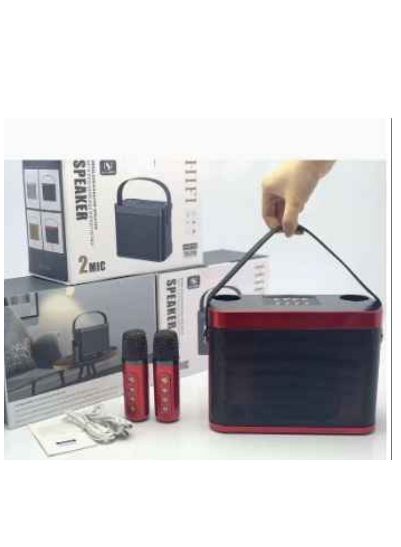 YS 209 Wireless Karaoke Speaker With Two Wireless Microphone - Image 3