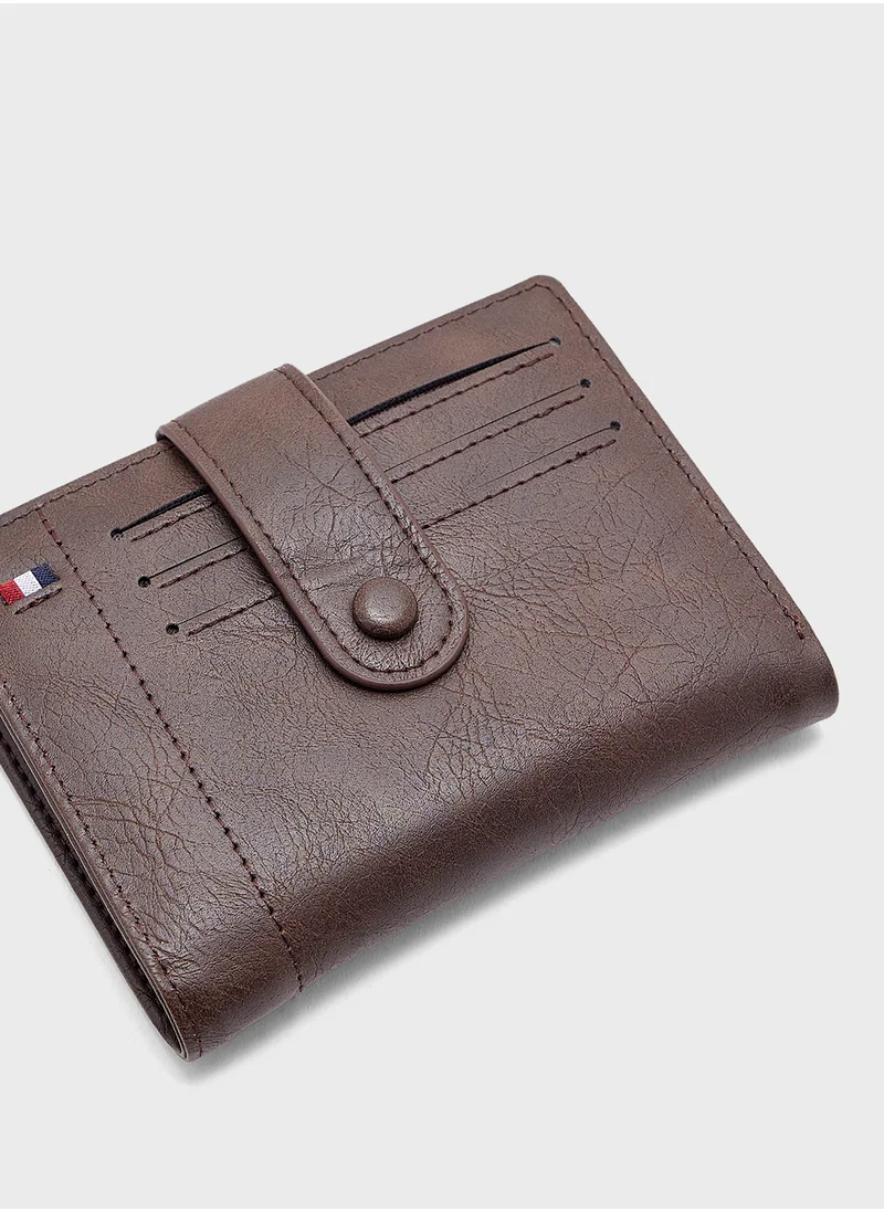 روبرت وود Webbing Detail Bi-Fold Wallet