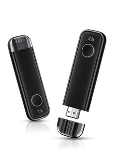 KASTWAVE Wireless HDMI Transmitter and Receiver, HD Portable Wireless Presentation Facility HDMI Adapter, Plug & Play, Support 2.4/5GHz for Streaming Video Audio from Laptop, PC to Projector, Black  - Image 1