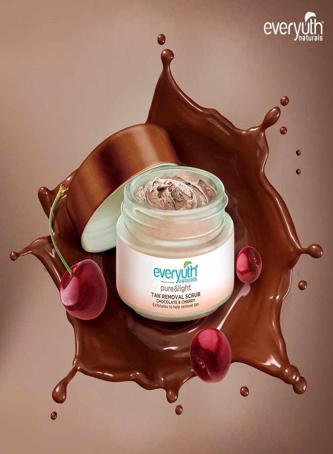 Everyuth Naturals Chocolate And Cherry Tan Removal Scrub (50 g) - Image 3