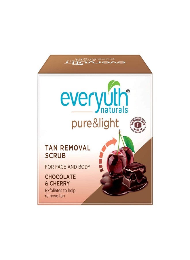 Everyuth Naturals Chocolate And Cherry Tan Removal Scrub (50 g) - Image 1