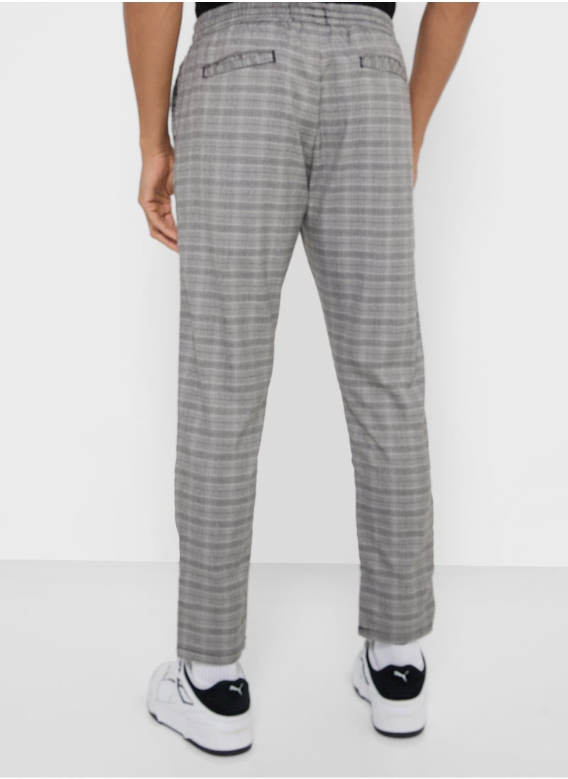 BRAVE SOUL Checked Pants  - Image 3