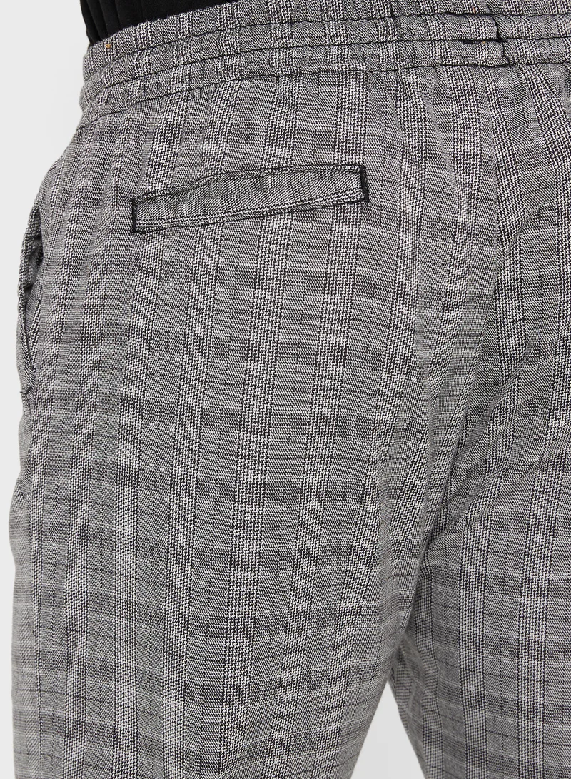 BRAVE SOUL Checked Pants