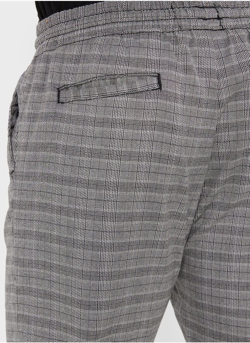 BRAVE SOUL Checked Pants  - Image 5