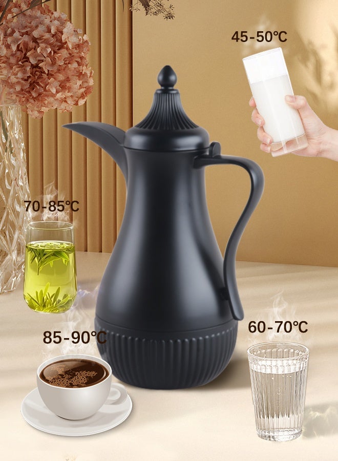 1L vacuum insulated stainless steel teapot thermos - double wall thermos, long-lasting insulation household coffee thermos 1.0 liters - Image 5