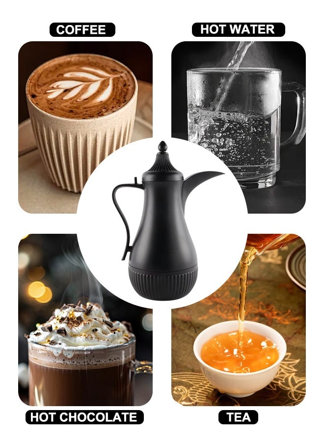 1L vacuum insulated stainless steel teapot thermos - double wall thermos, long-lasting insulation household coffee thermos 1.0 liters - Image 4