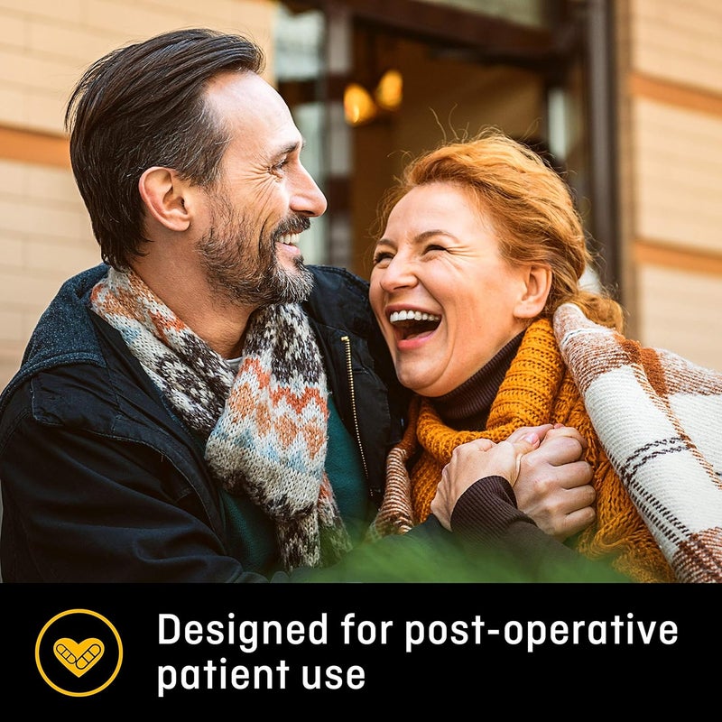 3M Futuro Anti-Embolism Knee Length Stockings with Moderate Compression, Closed Toe, Medium Regular, White - Image 4