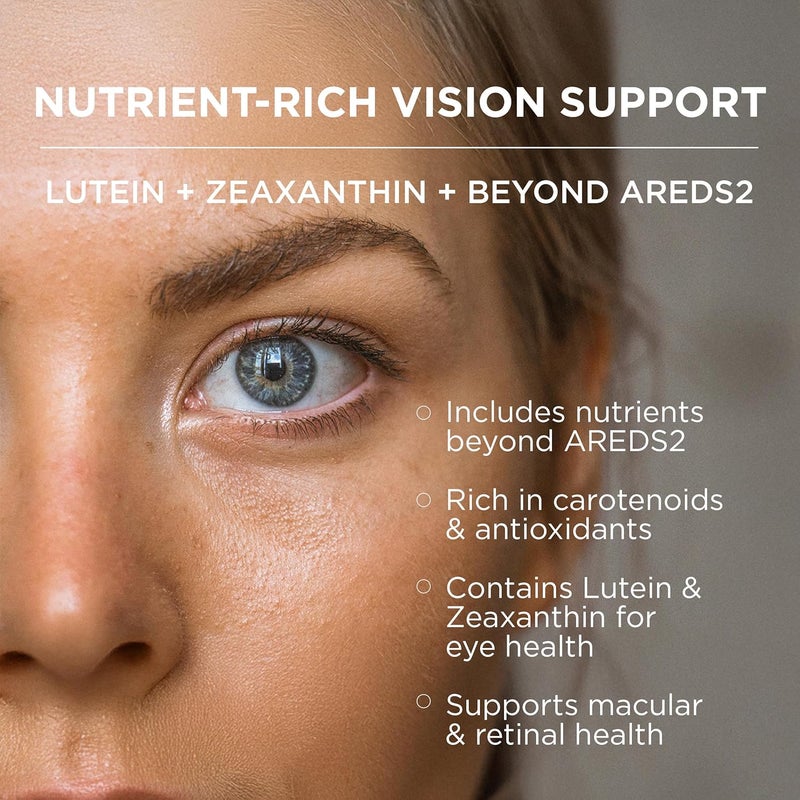 EyeScience Macular Health Beyond AREDS2 Formula Advanced Ocular Vitamin  Containing Lutein Zeaxanthin Bilberry and Vitamins C D E and B6 30 Day Supply - Image 4