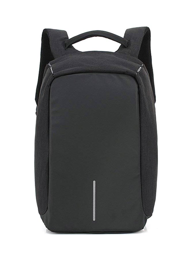 Anti Theft Laptop Backpacks With USB Charging 15.6-Inch Black - Image 1