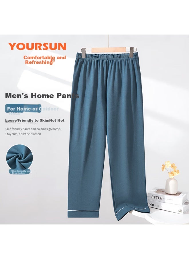 Your Sun Yiershuang Men's Pajamas, Men's Sleep Pants, Spring And Autumn Loose Comfortable Long Pants, Loungewear, Can Be Worn Outside, Home Wear - Image 2