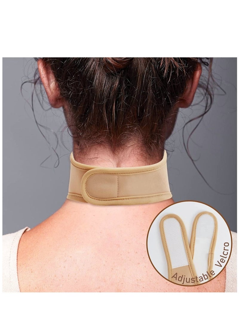 NIKITA.VIVI 3 in 1 Castor Oil Wrap Set for Waist, Neck, Hand & Leg Castor Oil Compress Wrap Kit Organic Cotton Adjustable Reusable Packs for Liver Detox Thyroid (Oil Not Included)  - Image 4