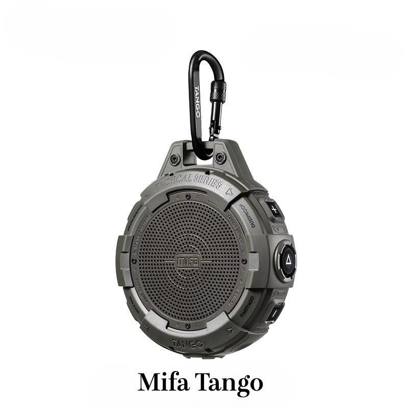 Mifa Tango Portable Bluetooth Speaker with Flashlight, Ip67 Waterproof Shockproof, Bluetooth 5.3, 25H Playtime, Green - Image 1