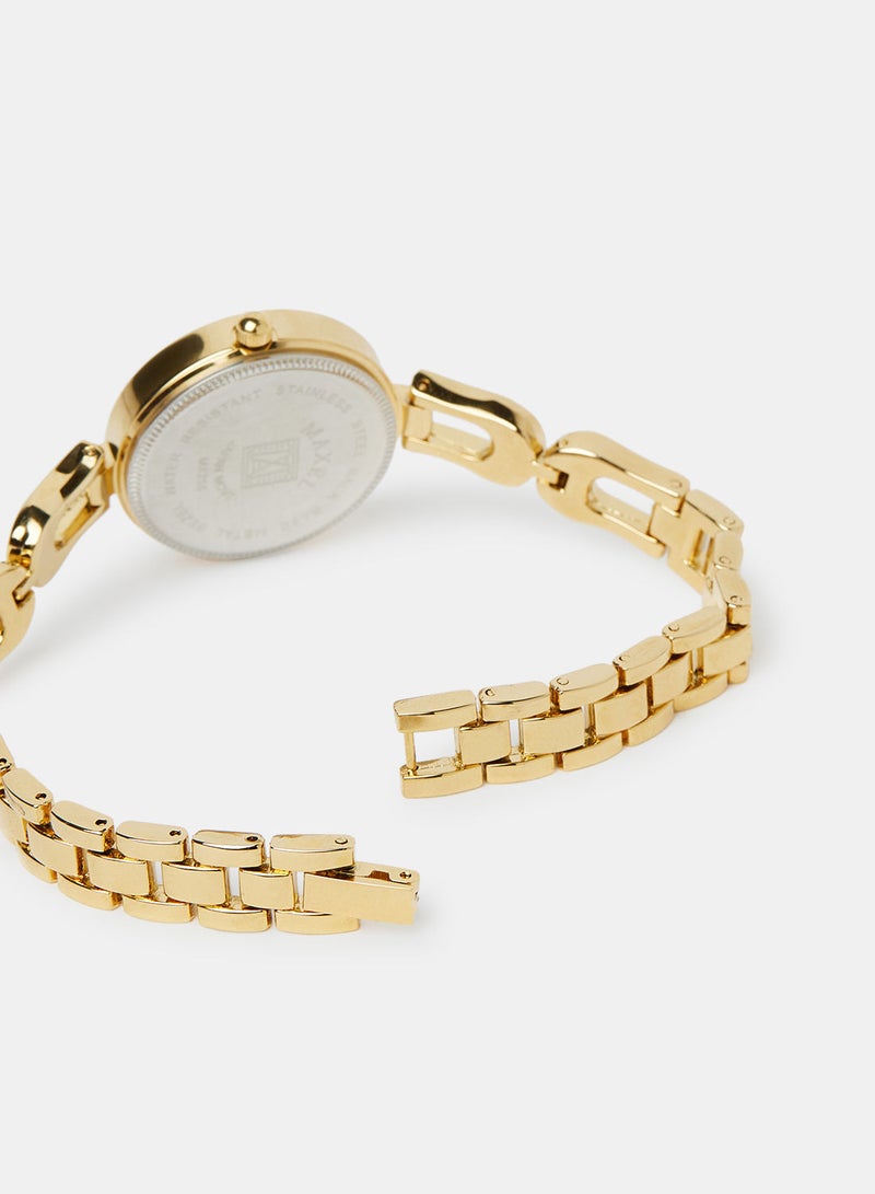 Maxel Classic Quartz Ladies Analog Wrist Watch MX191 - 28mm - Image 3