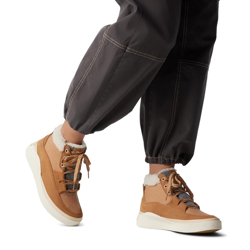 SOREL Women's Out N About lV Mid Waterproof Sneaker - Tawny Buff, Honey White - 8.5 - Image 2