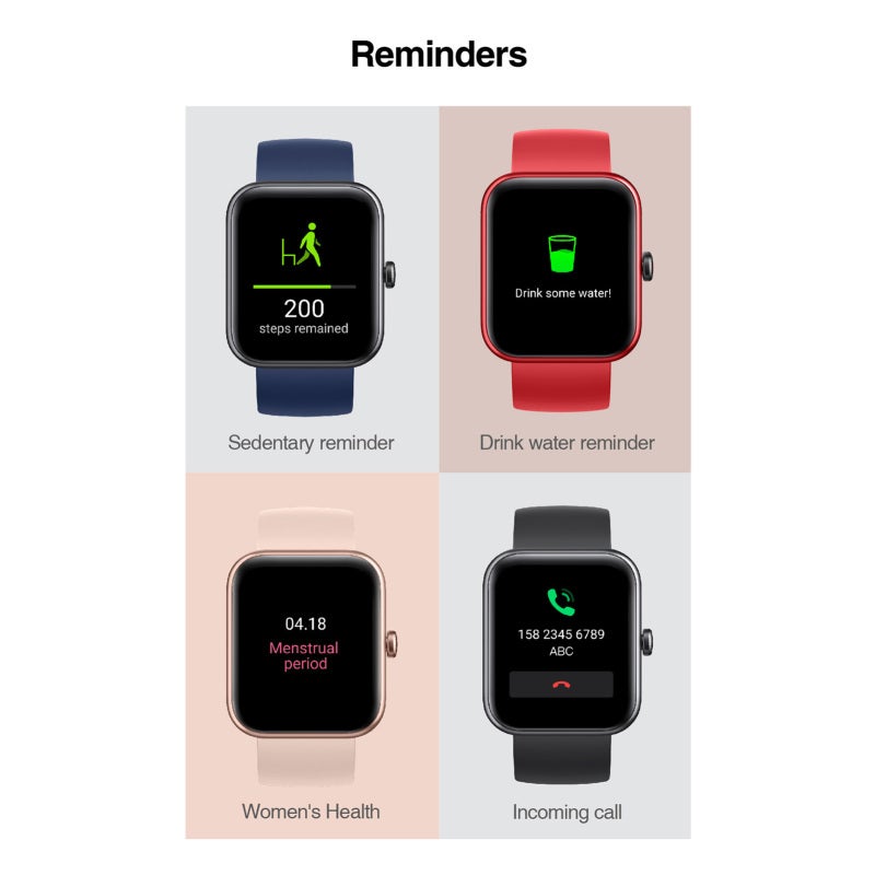 Smart Watch with Heart Rate and Blood Oxygen Monitor, Sleep Monitor 5ATM Waterproof 1.69-inch HD Color Touchscreen Smartwatch for Men Women Replacement for iPhone & Android - Image 3
