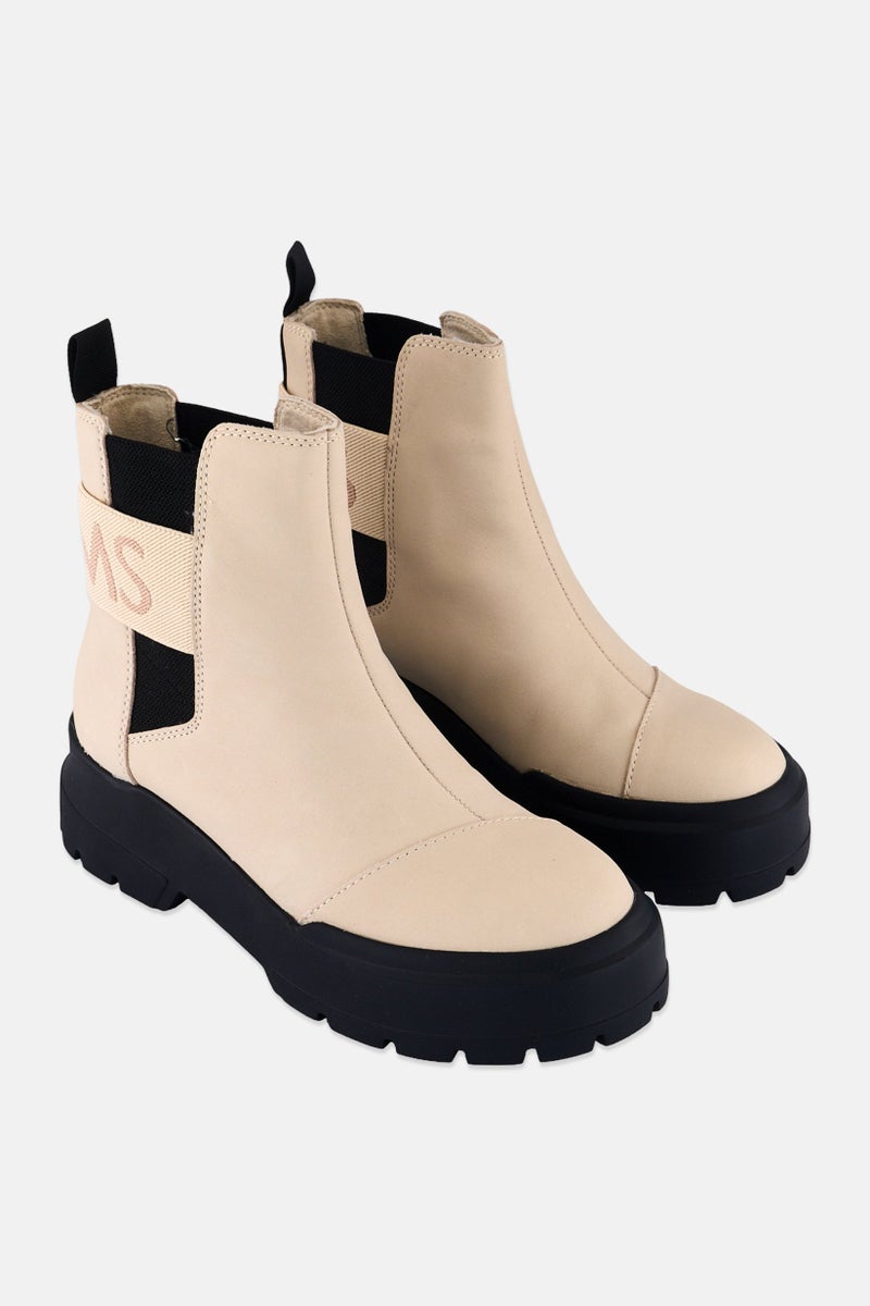 TOMS حذاء أنكل للنساء من نوع ألبرغاتا القتالي، بيج - Image 1