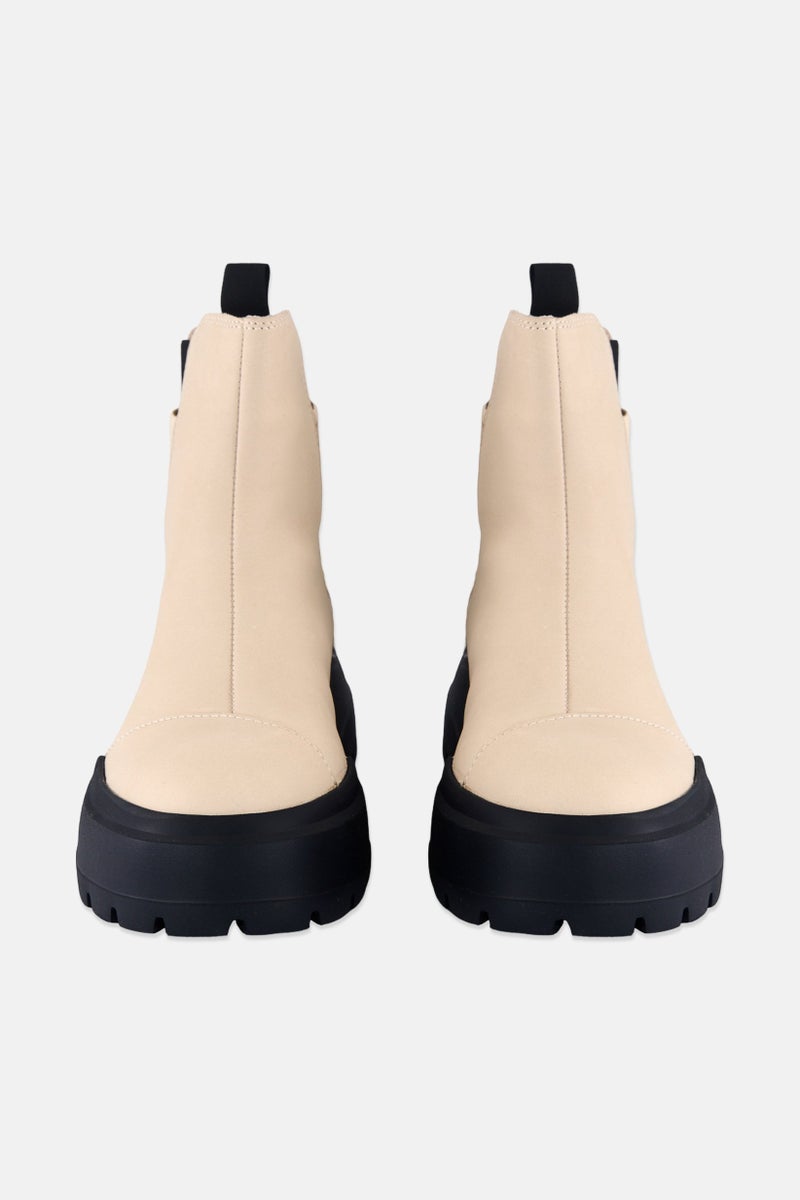 TOMS حذاء أنكل للنساء من نوع ألبرغاتا القتالي، بيج - Image 3