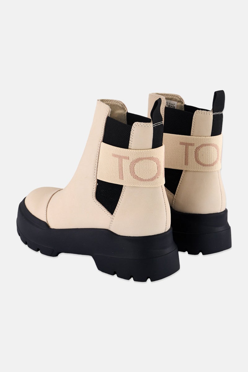 TOMS حذاء أنكل للنساء من نوع ألبرغاتا القتالي، بيج - Image 2