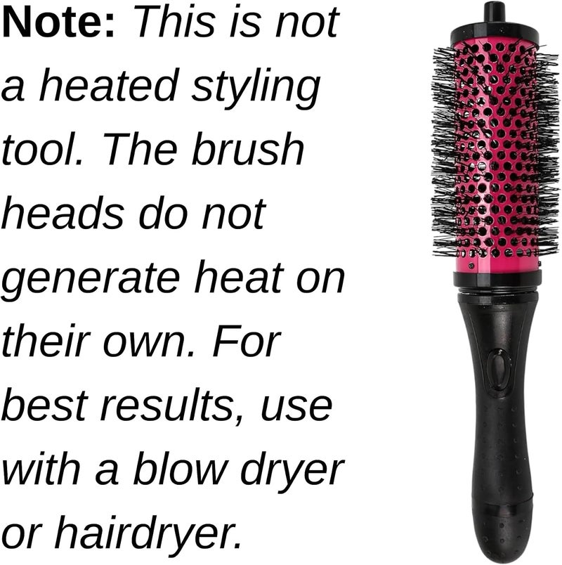 BuleVina 12pcs/set Detachable Handle Hair Brush with Positioning Ceramic Barrel Curler Comb Hairdresser (3 Sizes) - Image 3