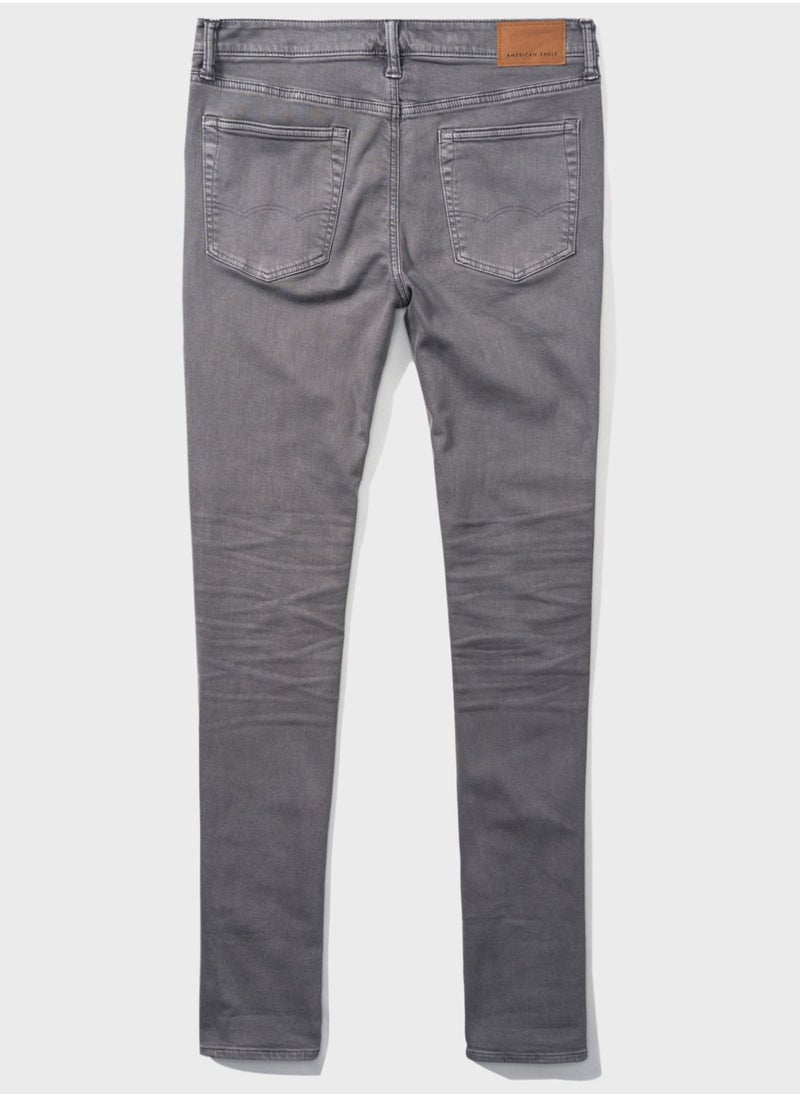 American Eagle - Light Wash Slim Fit Jeans - Image 1
