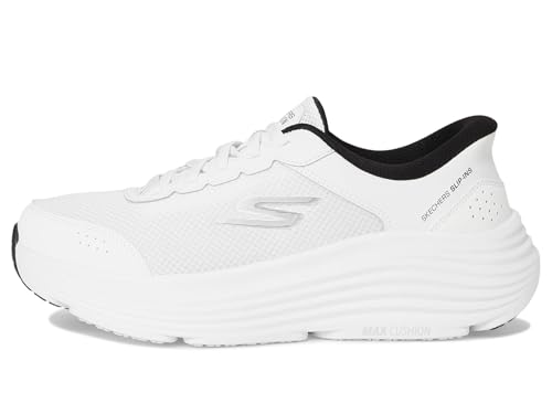 SKECHERS حذاء سكيشرز للرجال بنظام الانزلاق السهل - كاردوفا، أبيض/أسود، 10.5 - Image 5