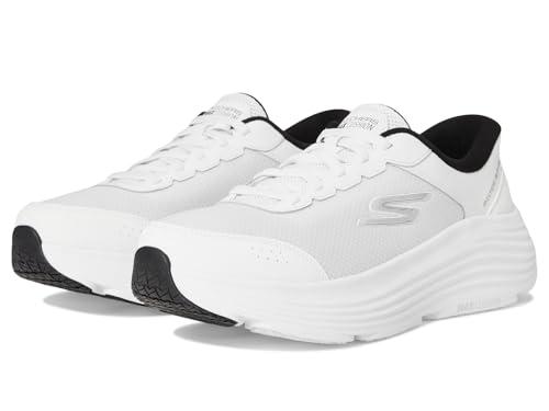 SKECHERS حذاء سكيشرز للرجال بنظام الانزلاق السهل - كاردوفا، أبيض/أسود، 10.5 - Image 2
