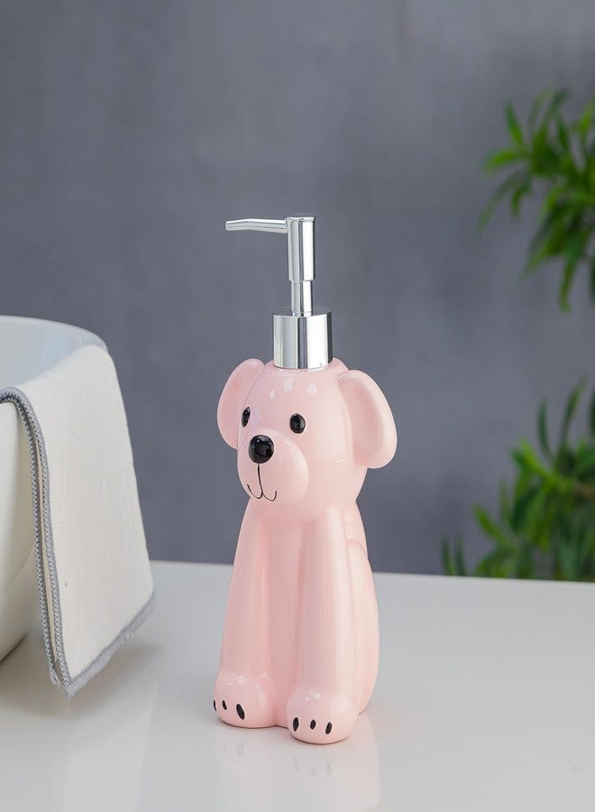 Panço Pano Kids Soap Dispenser for Kids Bathroom | Liquid Soap Dispenser Holder with Locking System | Fun & Practical Bathroom Accessory for Kids (Doggy) - Image 1
