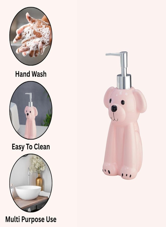 Panço Pano Kids Soap Dispenser for Kids Bathroom | Liquid Soap Dispenser Holder with Locking System | Fun & Practical Bathroom Accessory for Kids (Doggy) - Image 4