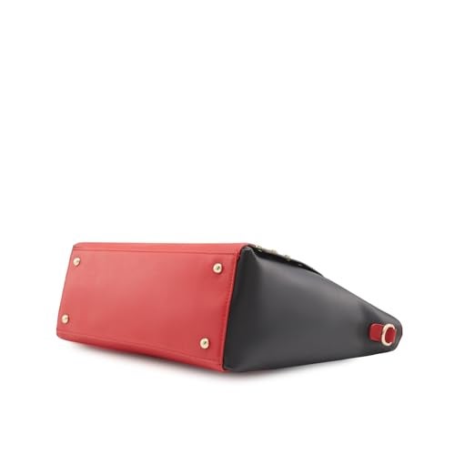 Caprese Shelby Tote Bag, Large | Stylish Handbag for Women with 17" Laptop Compartment | Detachable Sling Strap & Top Zip Closure| Perfect for Office & Daily Use (Red) - Image 5